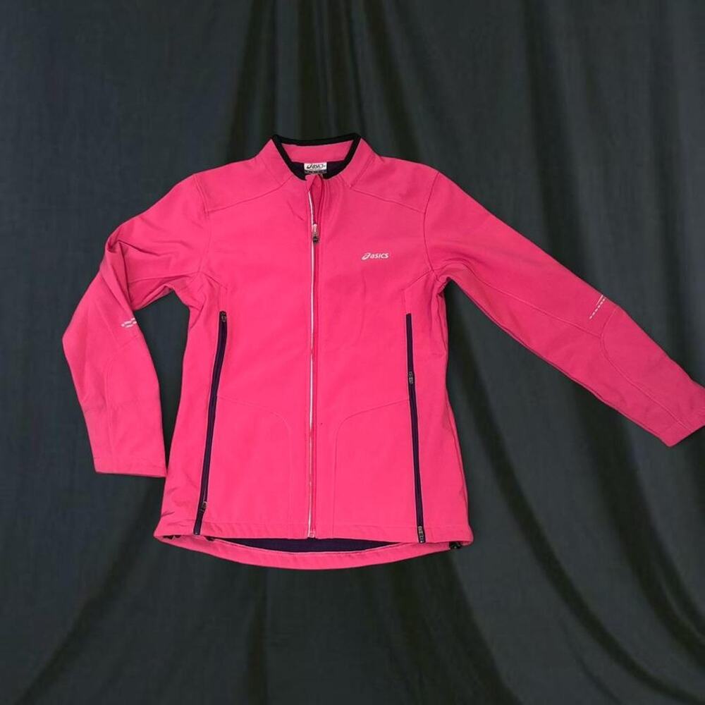Asics pink running‎ jacket